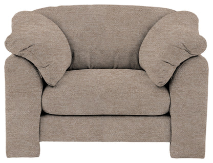 Gallery Direct Kudde Armchair in Mikah Wicker upholstery, front view