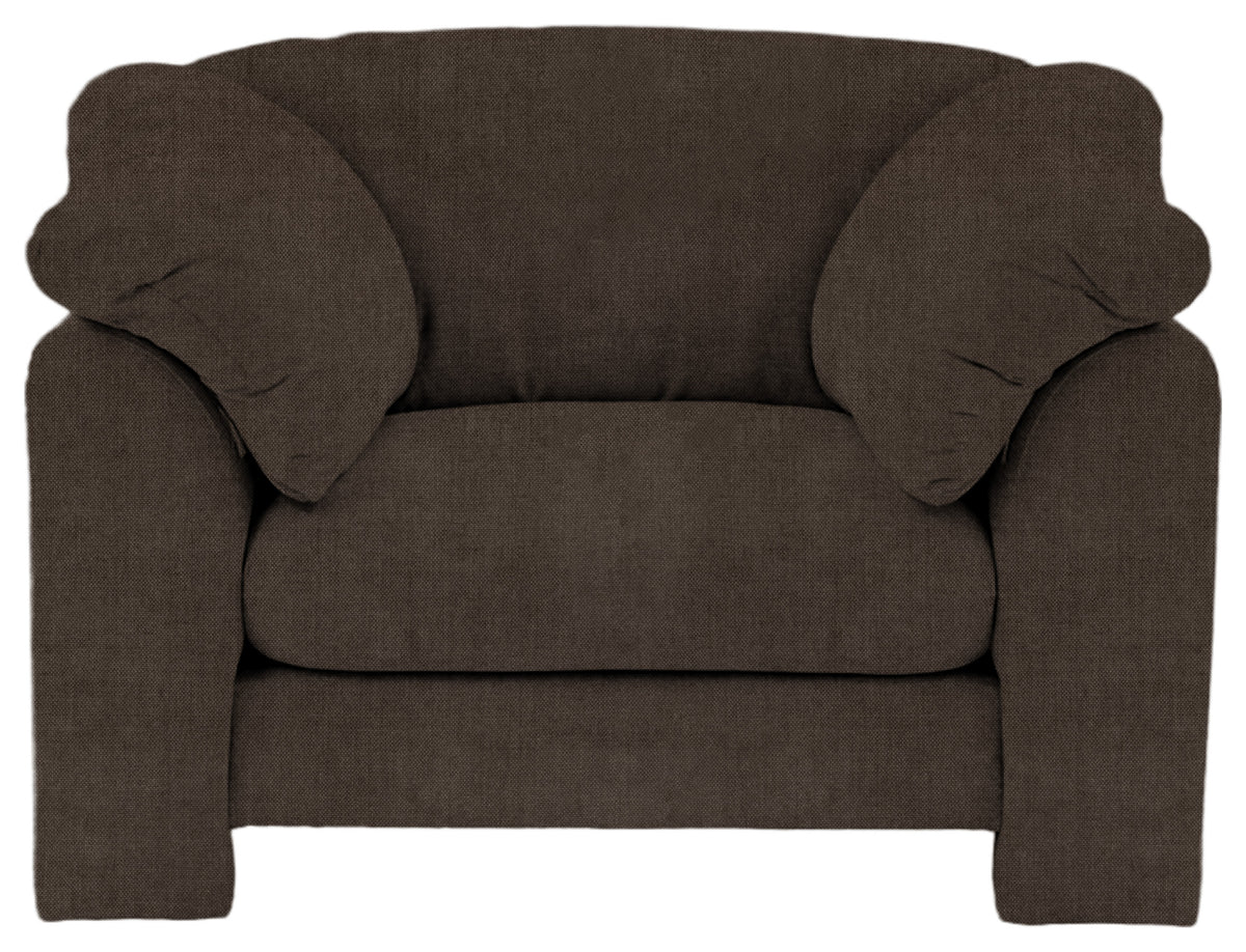 Gallery Direct Kudde Armchair in Verona Moody upholstery, front view