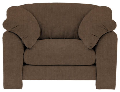 Gallery Direct Kudde Armchair in Verona Sepia upholstery, front view