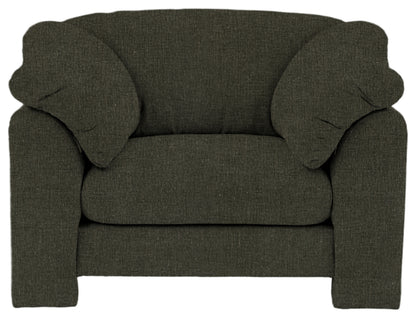 Gallery Direct Kudde Armchair in Willow Hunter upholstery, front view