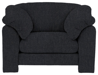 Gallery Direct Kudde Armchair in Willow Pacific upholstery, front view
