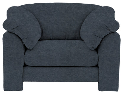 Gallery Direct Kudde Armchair in Willow Waves upholstery, front view