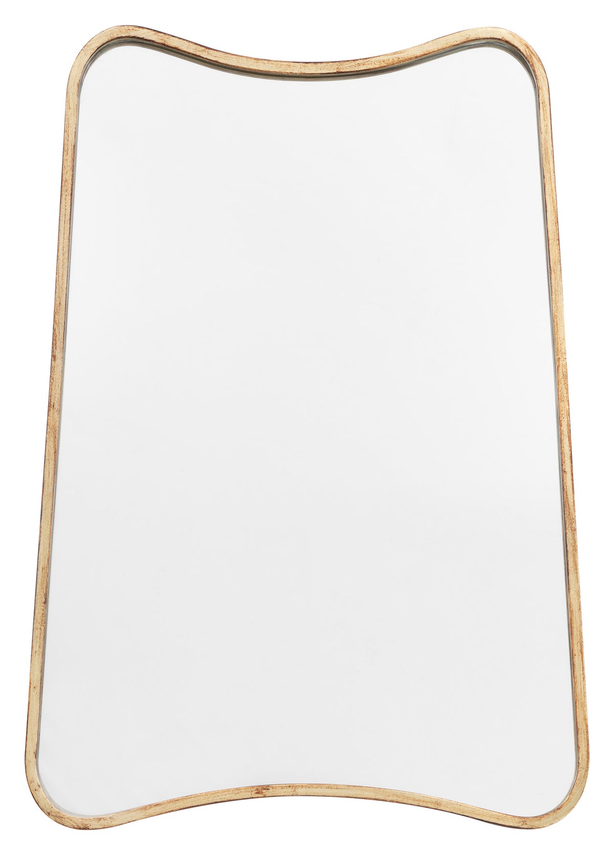 Gallery Direct Kurva Rectangle Gold, complete product view