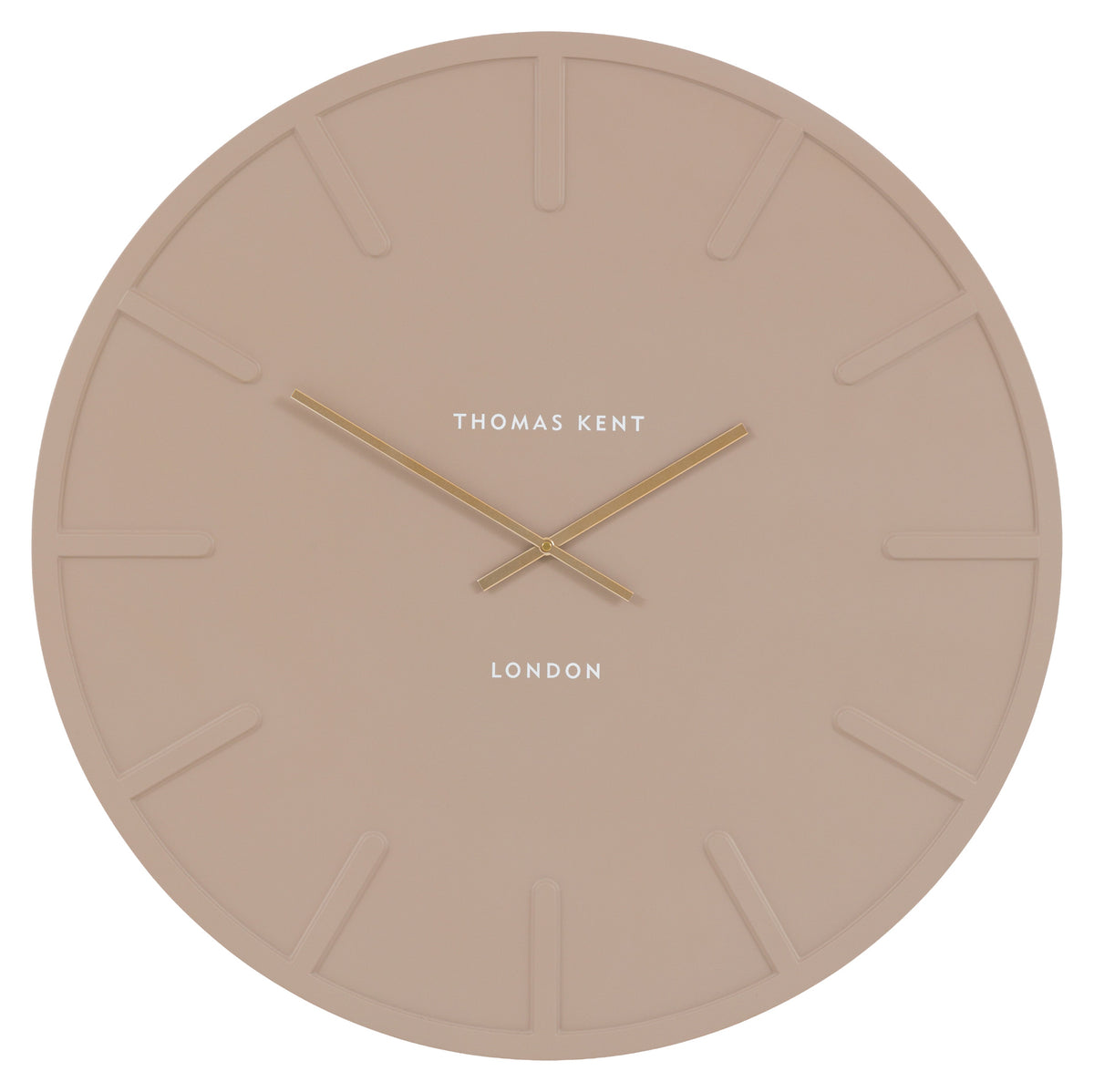 Gallery Direct Larson Wall Clock Grey, complete product view