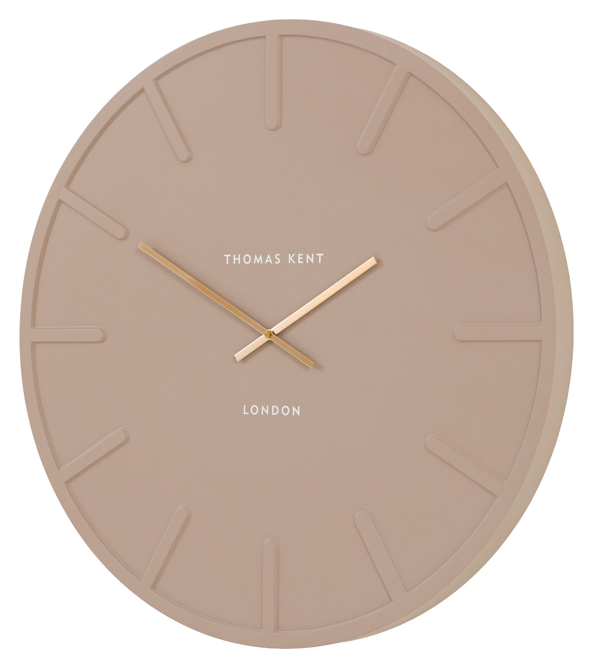 Gallery Direct Larson Wall Clock Grey, complete product view