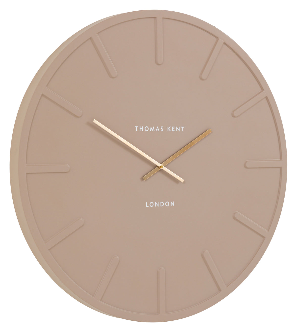 Gallery Direct Larson Wall Clock Grey, complete product view