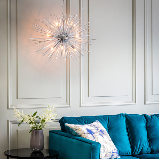 Gallery Direct Lena Pendant Light, styled in a room setting