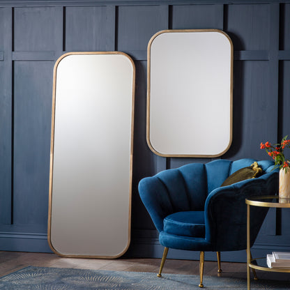 Gallery Direct Logan Rectangle Mirror displayed in a styled interior