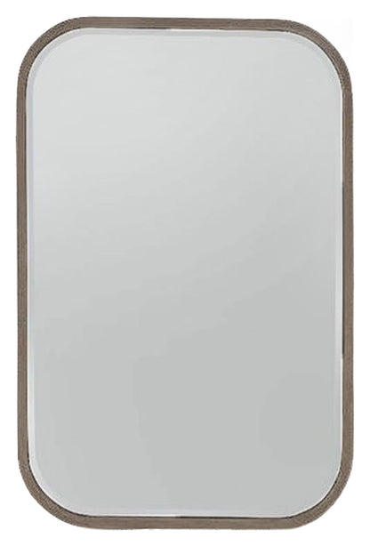 Gallery Direct Logan Rectangle Mirror, complete product view