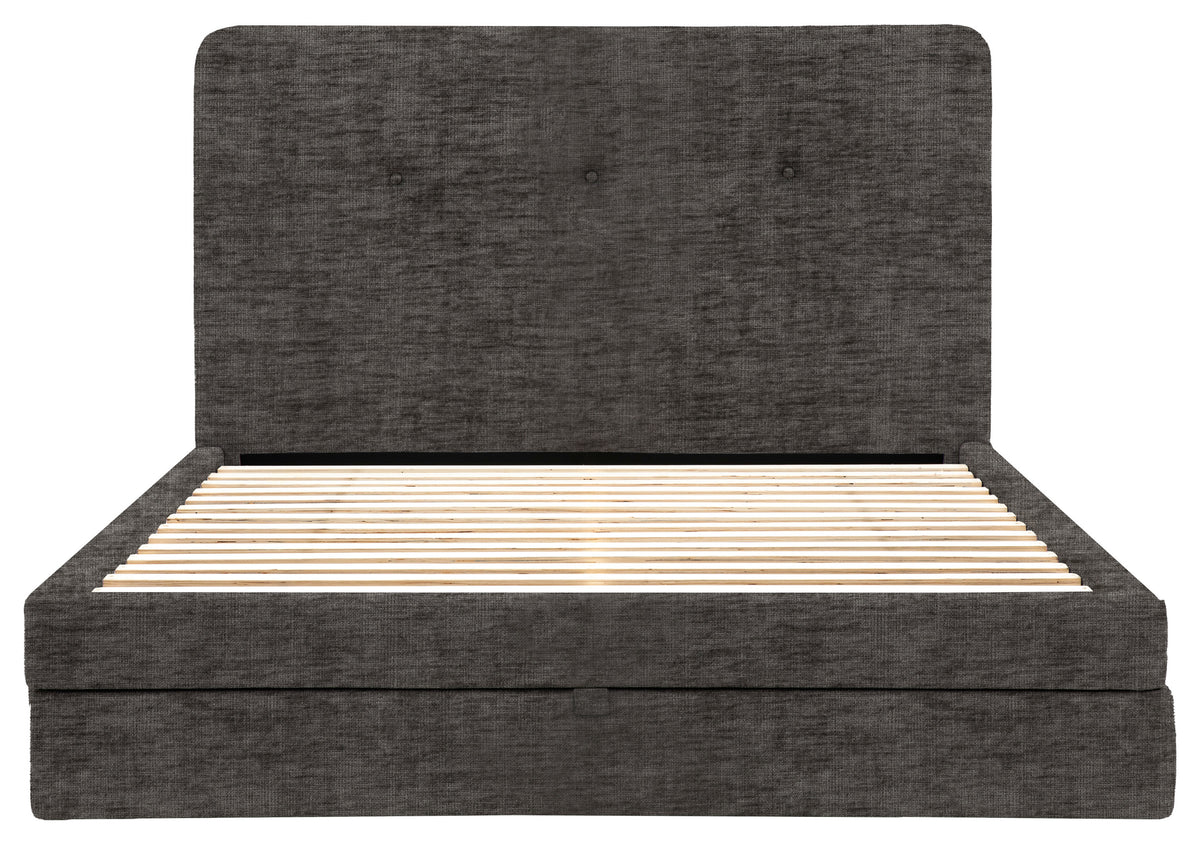 Gallery Direct Marlowe 2 Drawer Bedstead Double in Celine Flagstone upholstery, product view