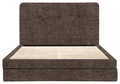 Gallery Direct Marlowe 2 Drawer Bedstead Double in Celine Shadow upholstery, product view