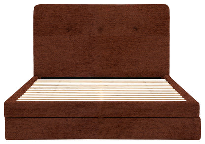 Gallery Direct Marlowe 2 Drawer Bedstead Double in Mikah Maple upholstery, product view