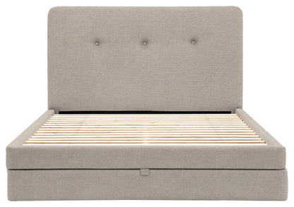 Gallery Direct Marlowe 2 Drawer Bedstead Double in Mikah Vanilla upholstery, product view