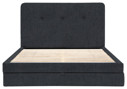 Gallery Direct Marlowe 2 Drawer Bedstead Double in Verona Azure upholstery, product view