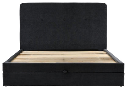 Gallery Direct Marlowe 2 Drawer Bedstead Double in Verona Carbon upholstery, product view