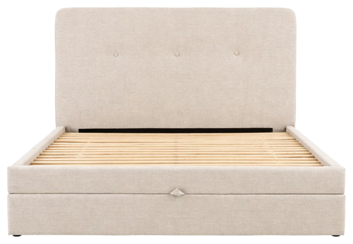 Gallery Direct Marlowe 2 Drawer Bedstead Double in Verona Ghost upholstery, product view