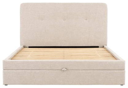 Gallery Direct Marlowe 2 Drawer Bedstead Double in Verona Ghost upholstery, product view