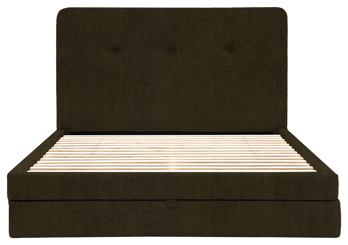 Gallery Direct Marlowe 2 Drawer Bedstead Double in Verona Seaweed upholstery, product view