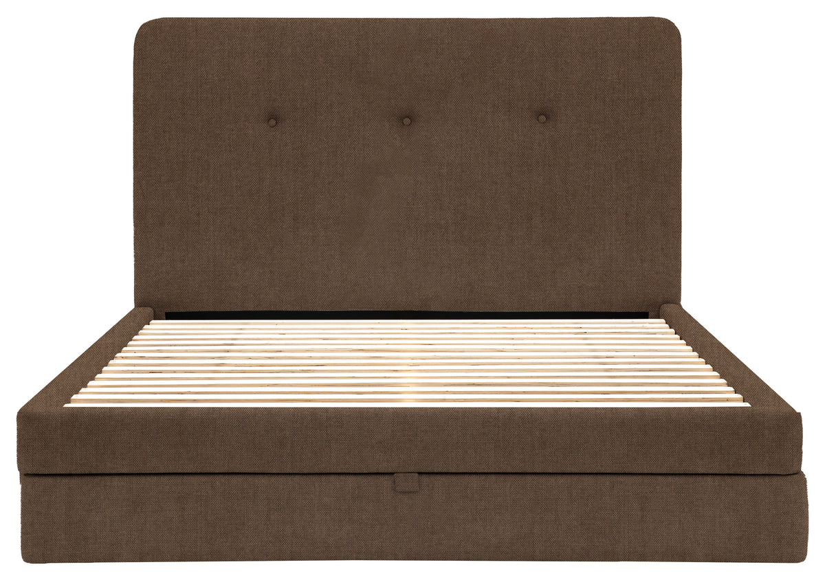 Gallery Direct Marlowe 2 Drawer Bedstead Double in Verona Sepia upholstery, product view