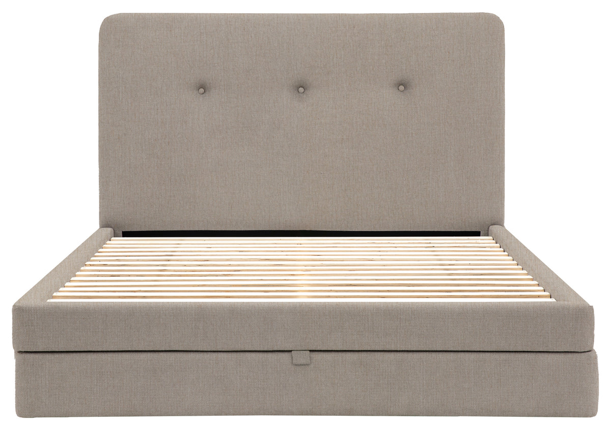 Gallery Direct Marlowe 2 Drawer Bedstead Double in Willow Dusty upholstery, product view