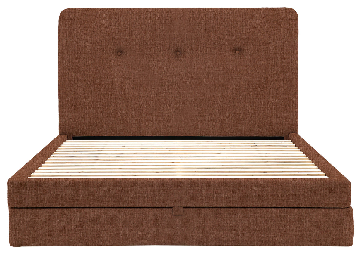 Gallery Direct Marlowe 2 Drawer Bedstead Double in Willow Henna upholstery, product view
