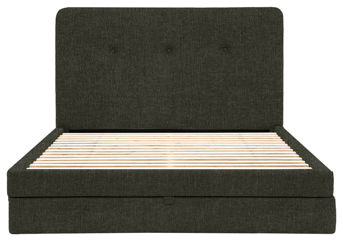 Gallery Direct Marlowe 2 Drawer Bedstead Double in Willow Hunter upholstery, product view