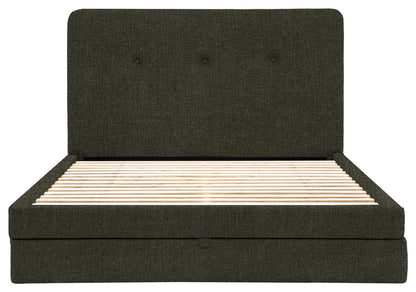 Gallery Direct Marlowe 2 Drawer Bedstead Double in Willow Hunter upholstery, product view