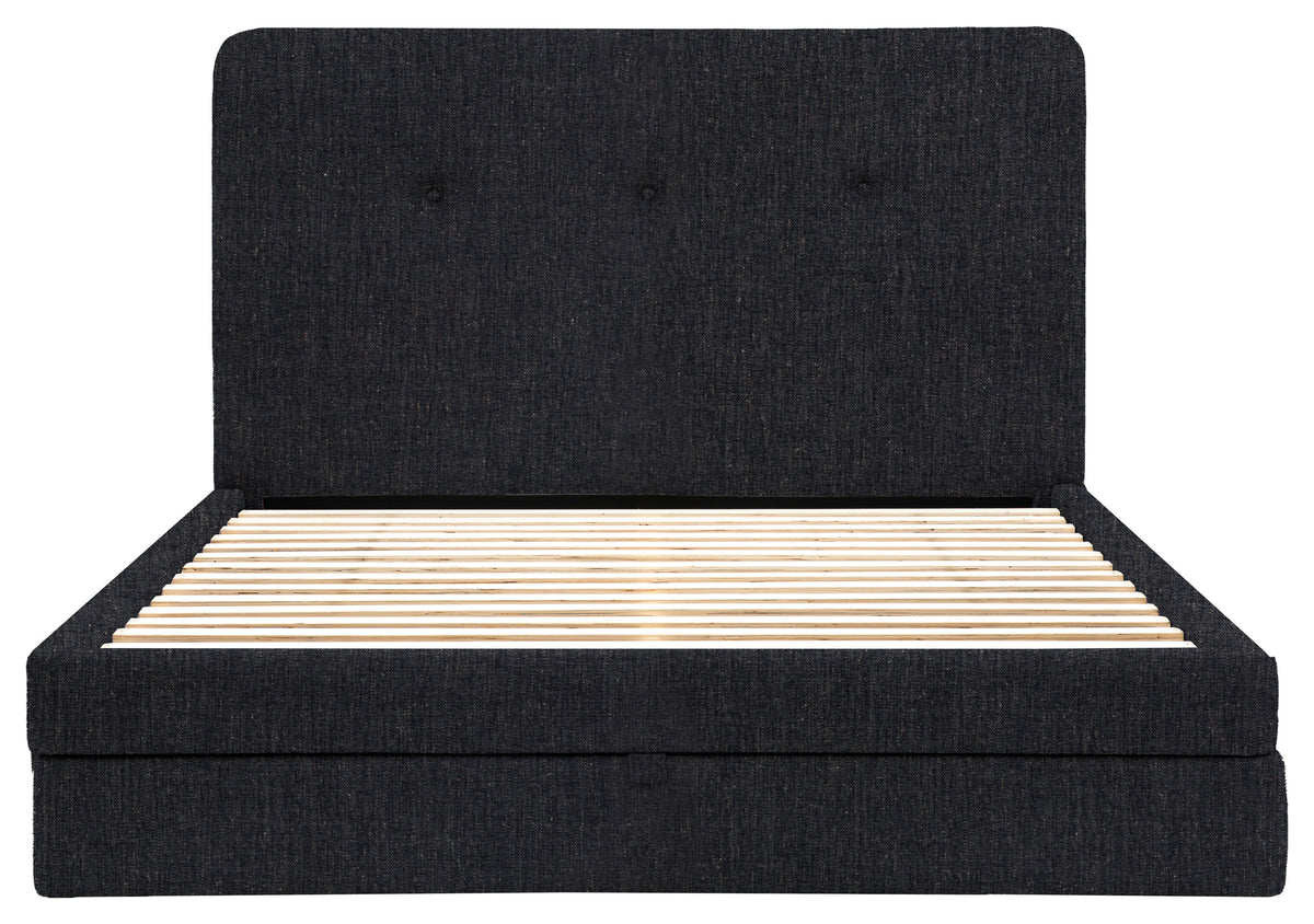 Gallery Direct Marlowe 2 Drawer Bedstead Double in Willow Pacific upholstery, product view