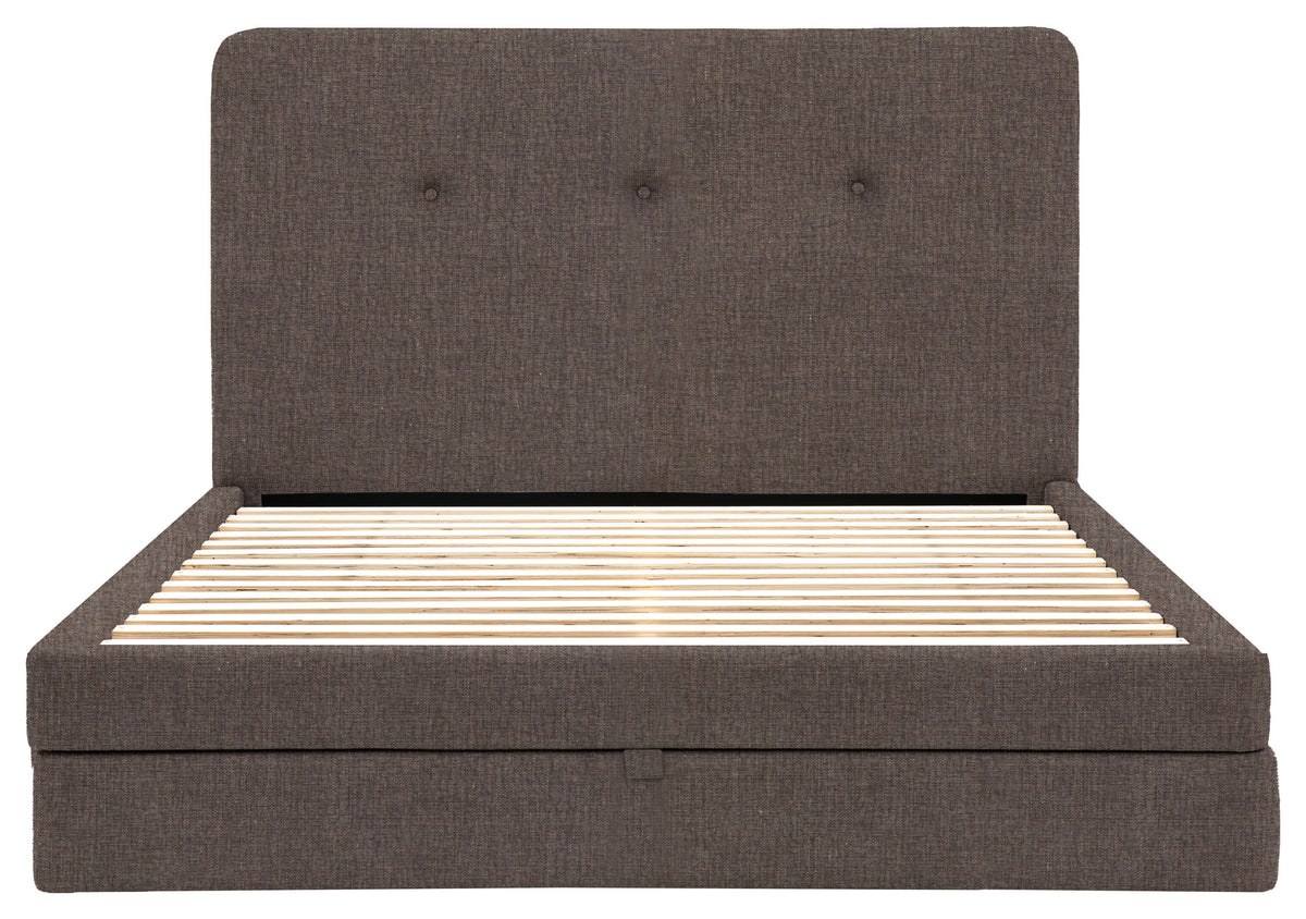 Gallery Direct Marlowe 2 Drawer Bedstead Double in Willow Stormy upholstery, product view