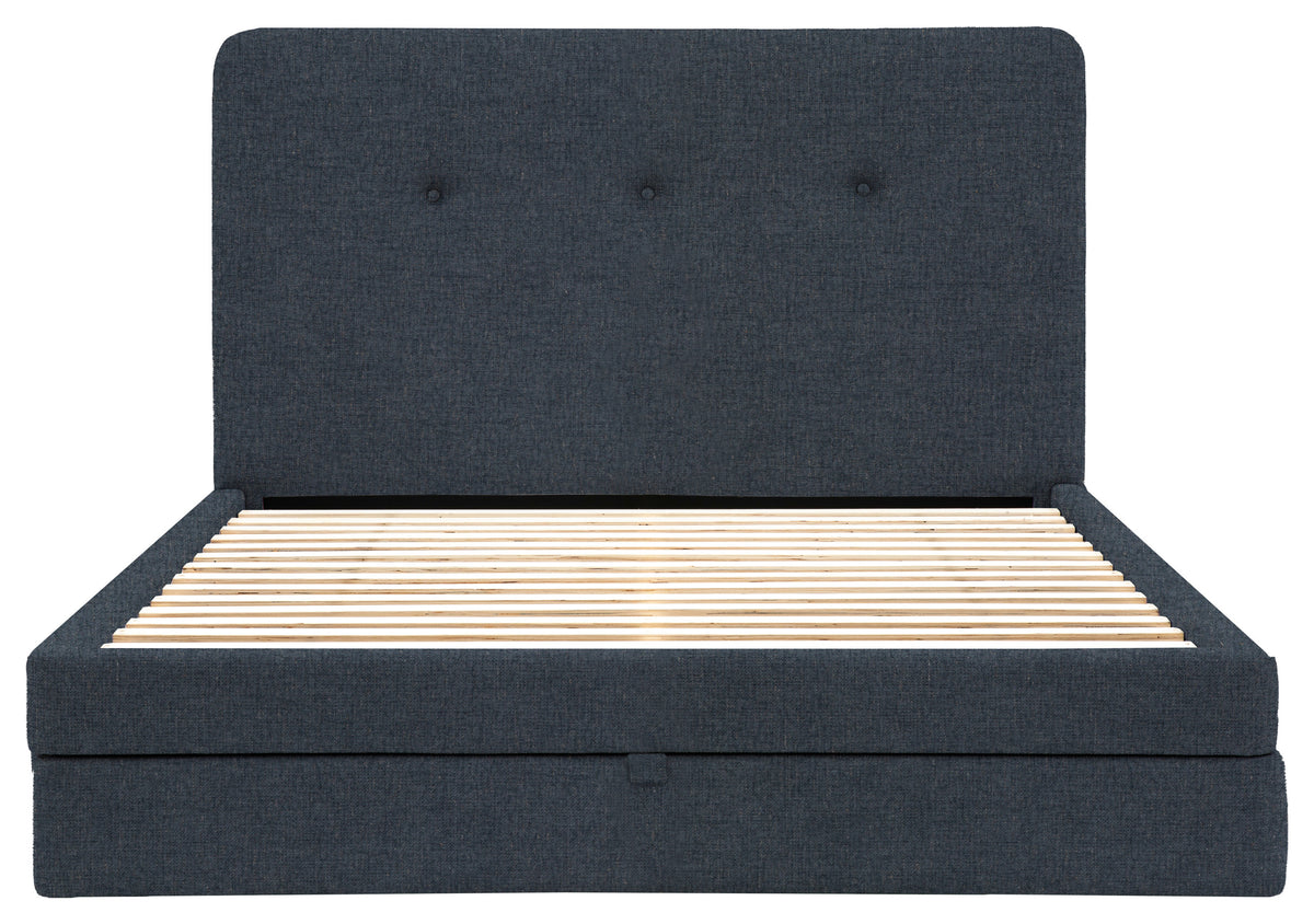 Gallery Direct Marlowe 2 Drawer Bedstead Double in Willow Waves upholstery, product view