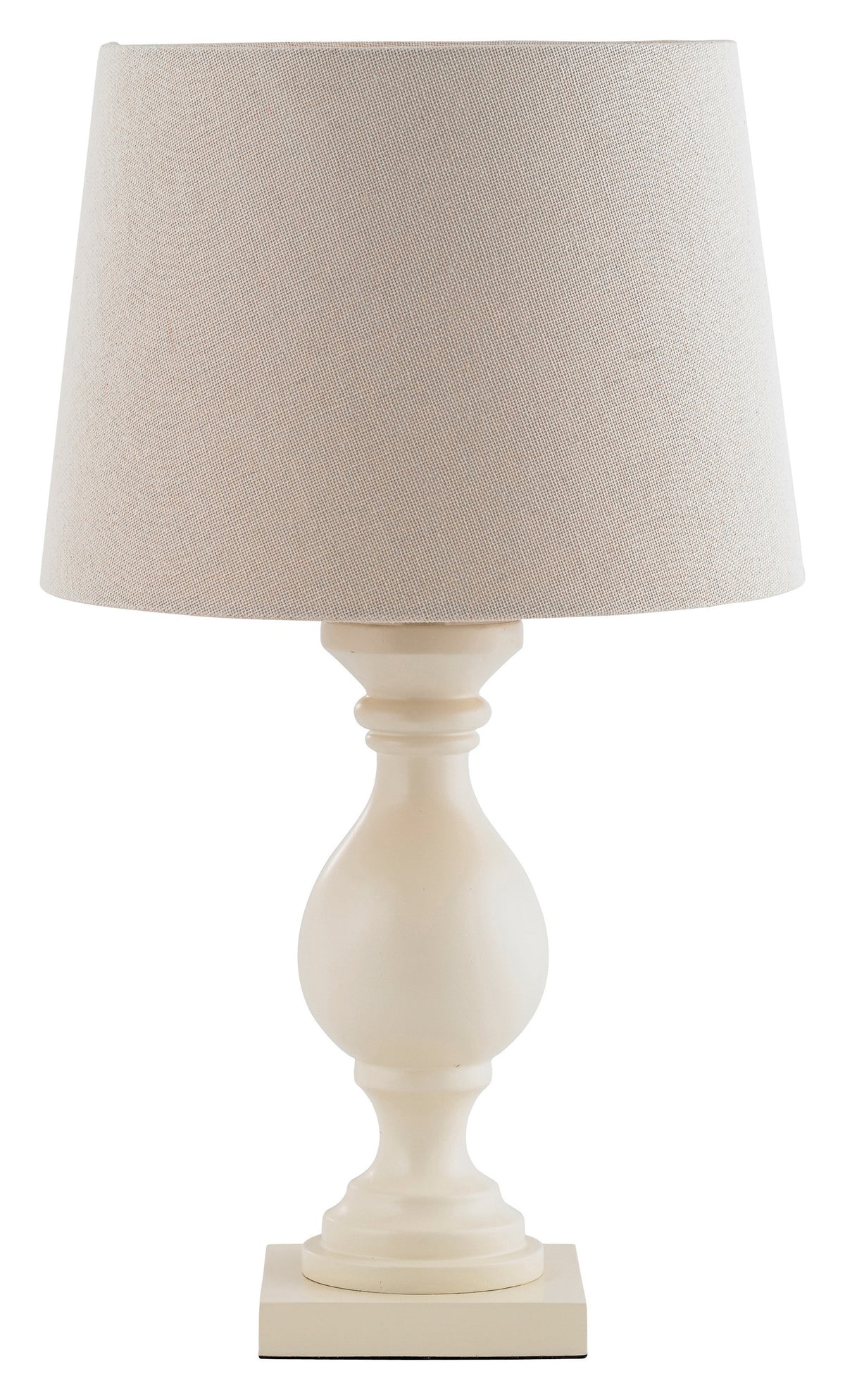 Gallery Direct Marsham Table Lamp Ivory, complete product view on a white background