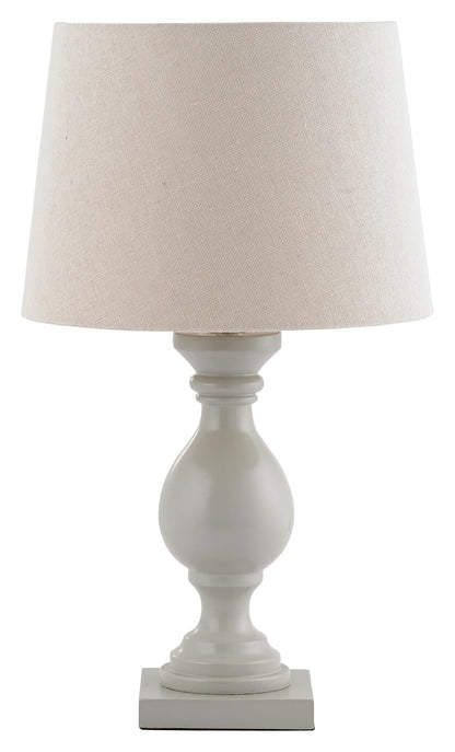 Gallery Direct Marsham Table Lamp Taupe, complete product view on a white background