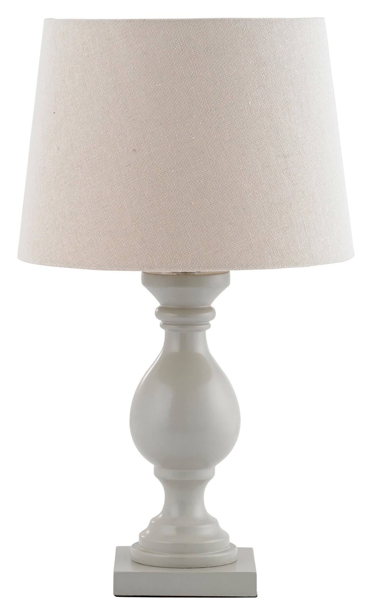 Gallery Direct Marsham Table Lamp Taupe, complete product view on a white background