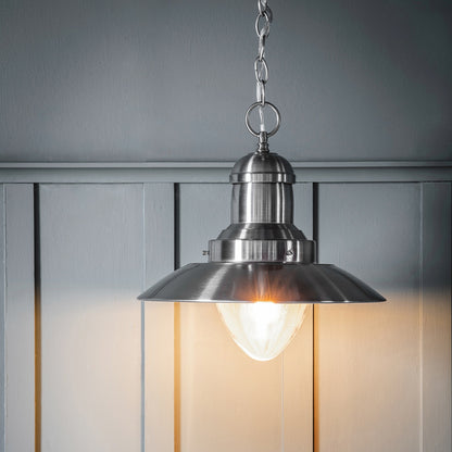 Gallery Direct Mendip Pendant Light, styled in a room setting
