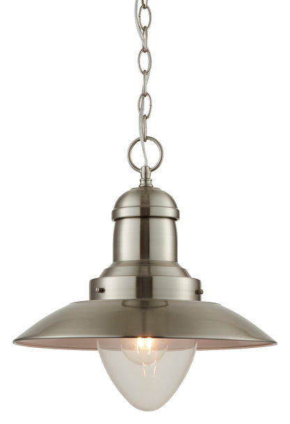 Gallery Direct Mendip Pendant Light, complete product view on a white background