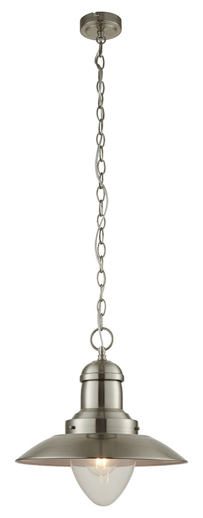 Gallery Direct Mendip Pendant Light, complete product view on a white background