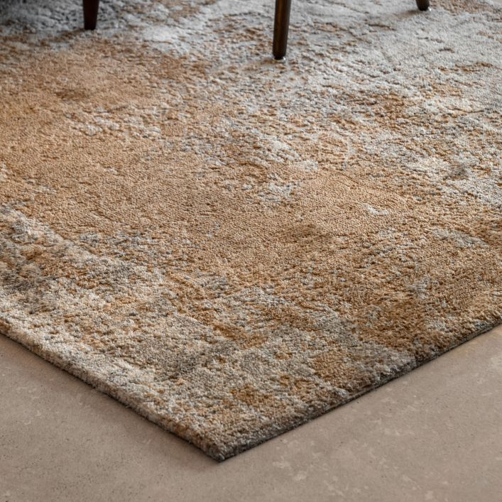 Gallery Direct Nanda Rug is a large neutral coloured rug measuring 1600x2300mm in a striking abstract design
