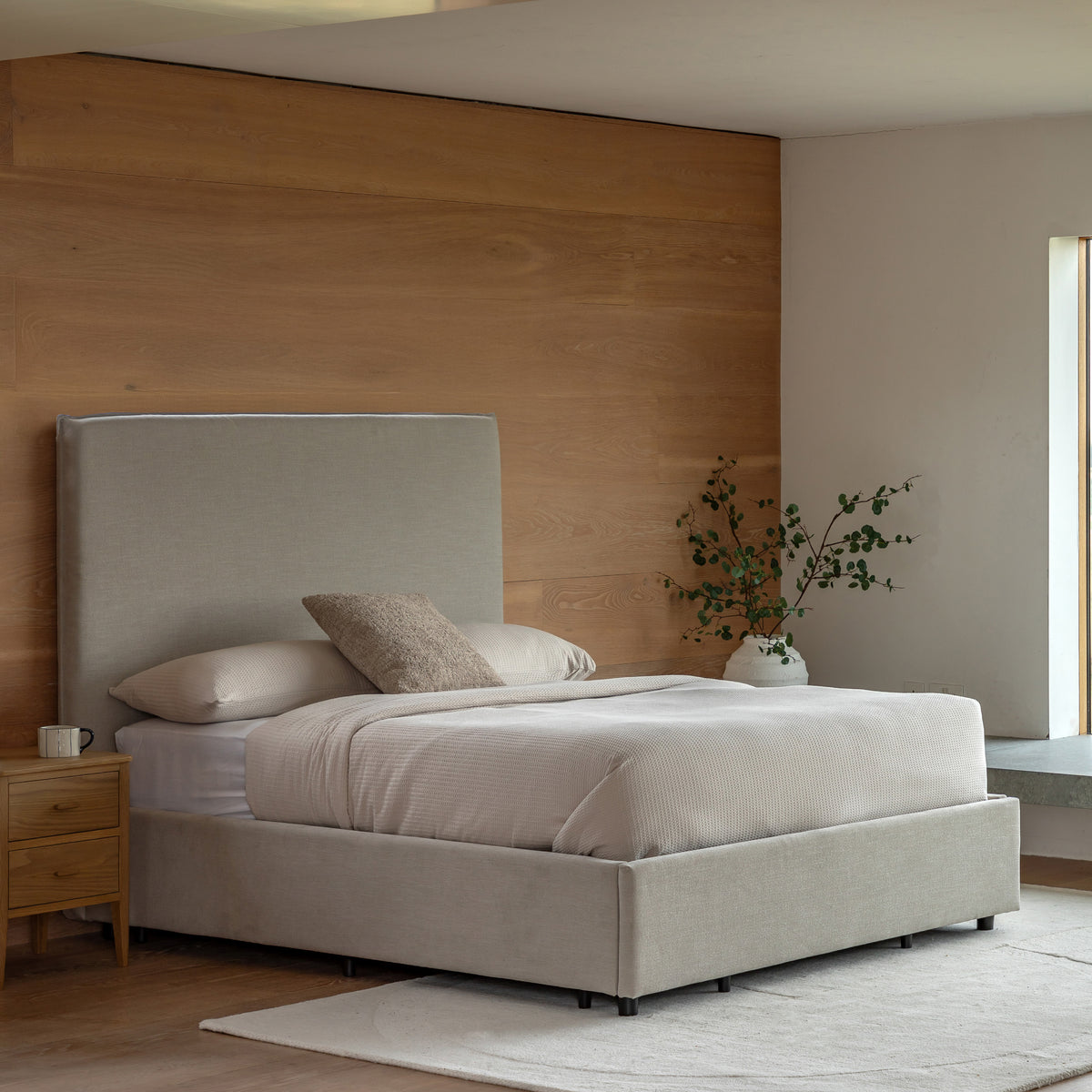 Gallery Direct Naunton Ottoman Double styled in a bedroom