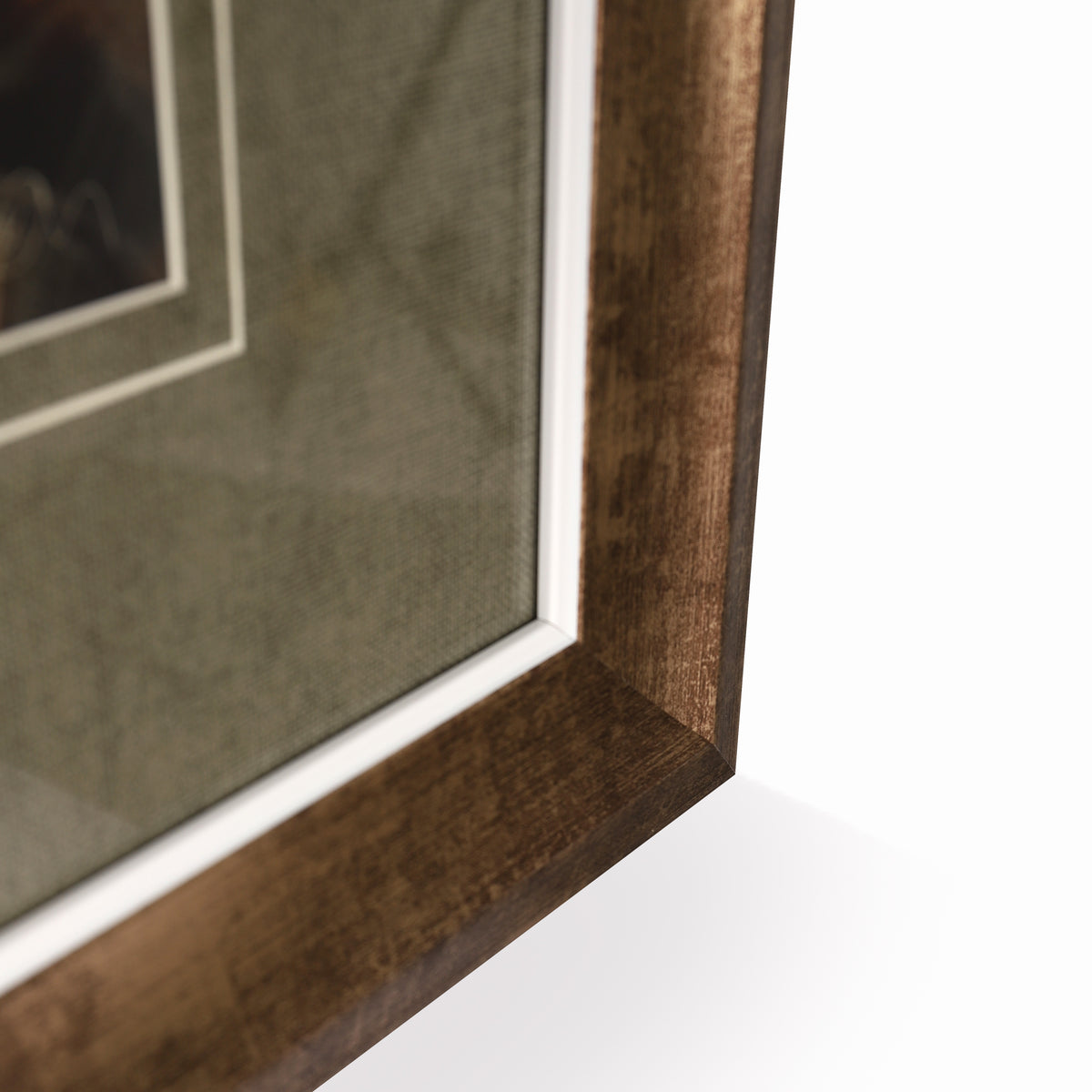 Gallery Direct Noble Threads Framed Art, close-up of the artwork and frame details