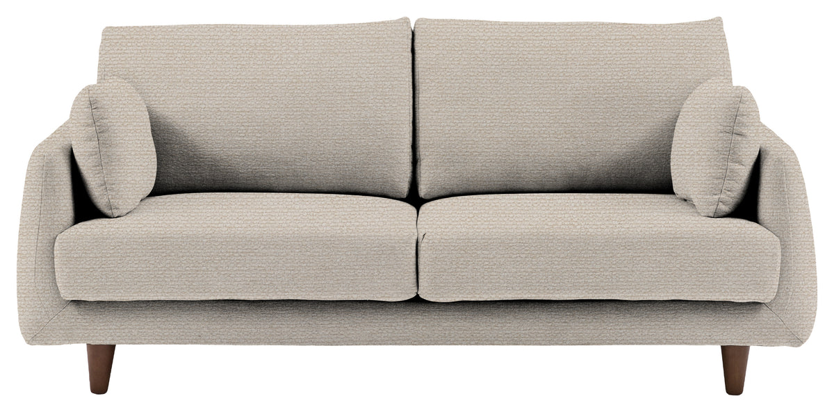 Gallery Direct Oakwood 3 Seater Sofa in Mikah Vanilla upholstery, product view