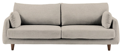 Gallery Direct Oakwood 4 Seater Sofa in Mikah Vanilla upholstery, product view