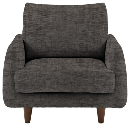 Gallery Direct Oakwood Armchair in Celine Flagstone upholstery, product view