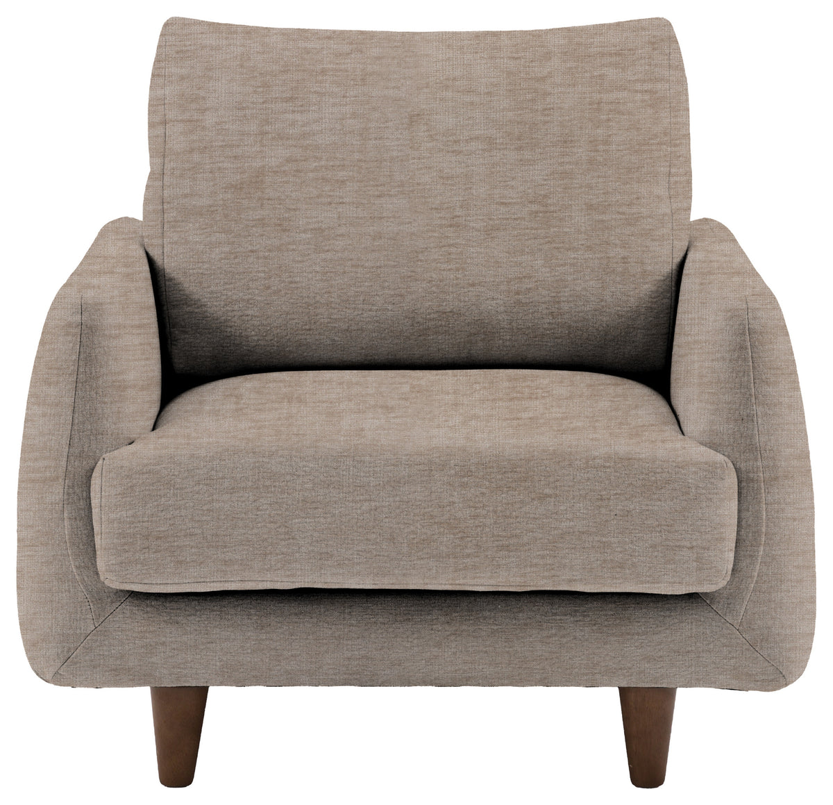 Gallery Direct Oakwood Armchair in Celine Husk upholstery, product view