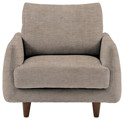 Gallery Direct Oakwood Armchair in Celine Husk upholstery, product view