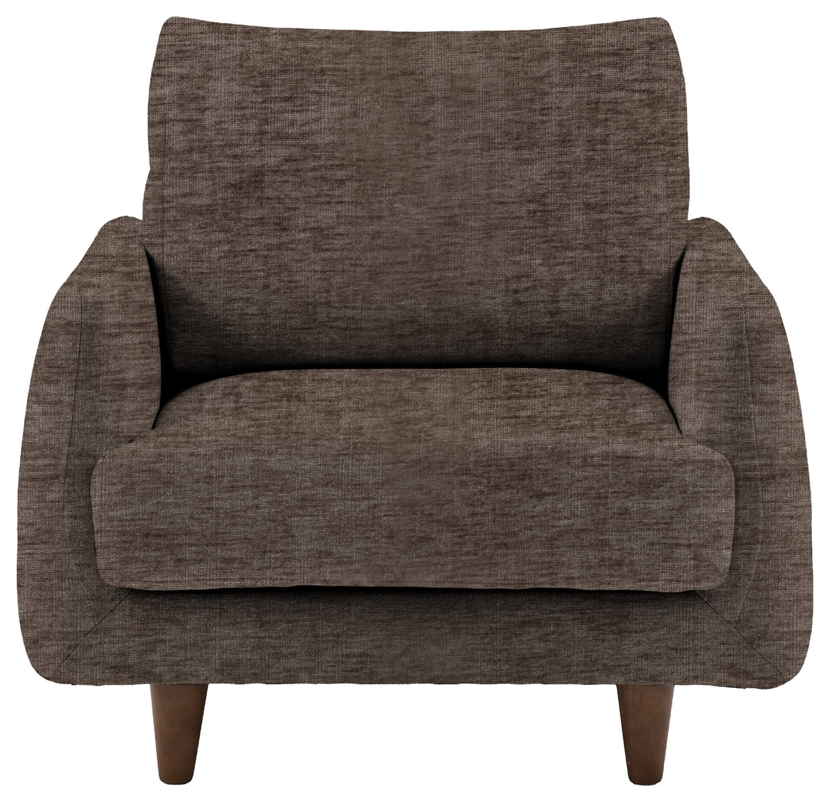 Gallery Direct Oakwood Armchair in Celine Shadow upholstery, product view