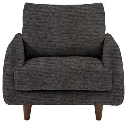 Gallery Direct Oakwood Armchair in Mikah Ashen upholstery, product view