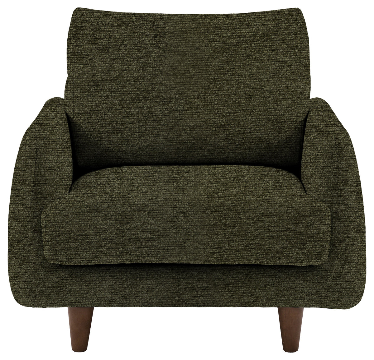 Gallery Direct Oakwood Armchair in Mikah Basil upholstery, product view