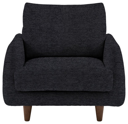 Gallery Direct Oakwood Armchair in Mikah Cosmos upholstery, product view