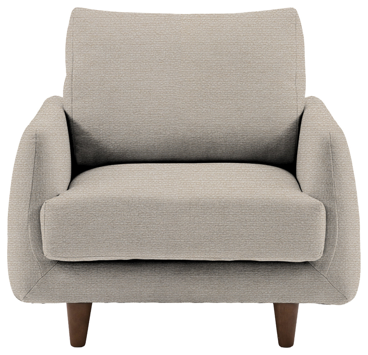 Gallery Direct Oakwood Armchair in Mikah Vanilla upholstery, product view