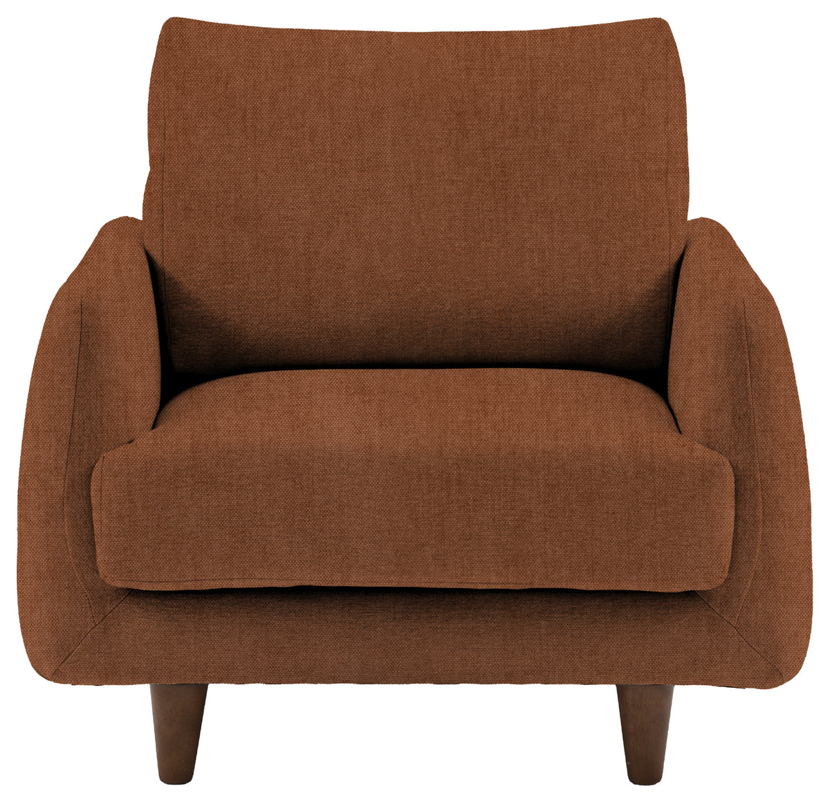 Gallery Direct Oakwood Armchair in Verona Apricot upholstery, product view